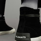 Black סניקרס זמש לגברים Dumont ALLSAINTS