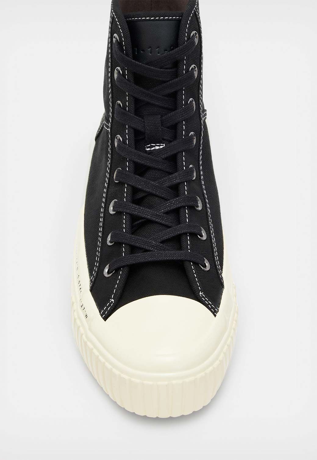 Black סניקרס לגברים Douglas Script High Top ALLSAINTS