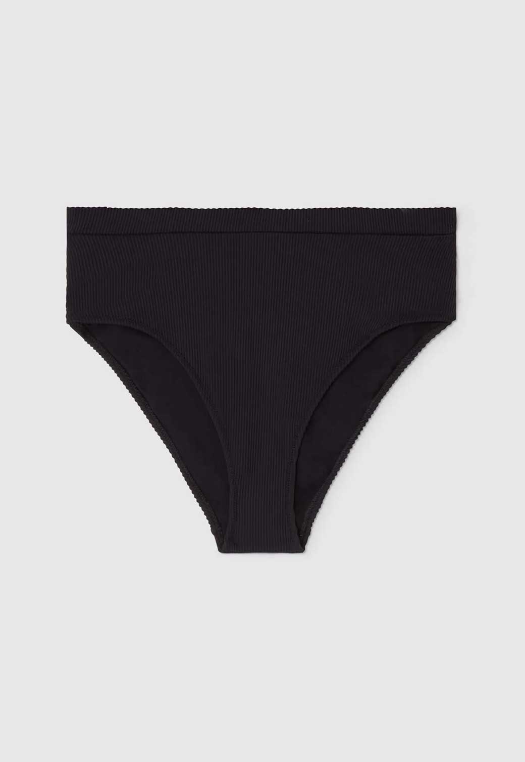 Black תחתוני בגד ים לנשים High Cut Bikini Briefs UNDERSTATEMENT UNDERWEAR