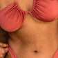 Coral חזיית בגד ים לנשים Strappy Bandeau UNDERSTATEMENT UNDERWEAR