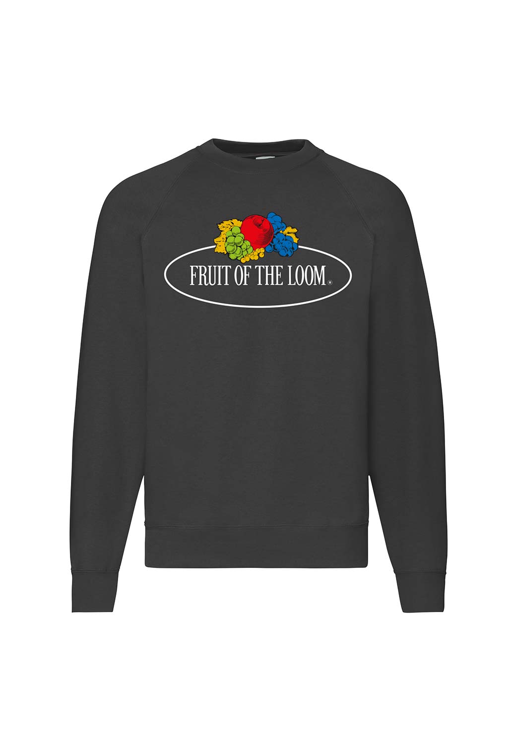 Dark Slate Gray סווטשירט מפתח עגול Unisex FRUIT OF THE LOOM