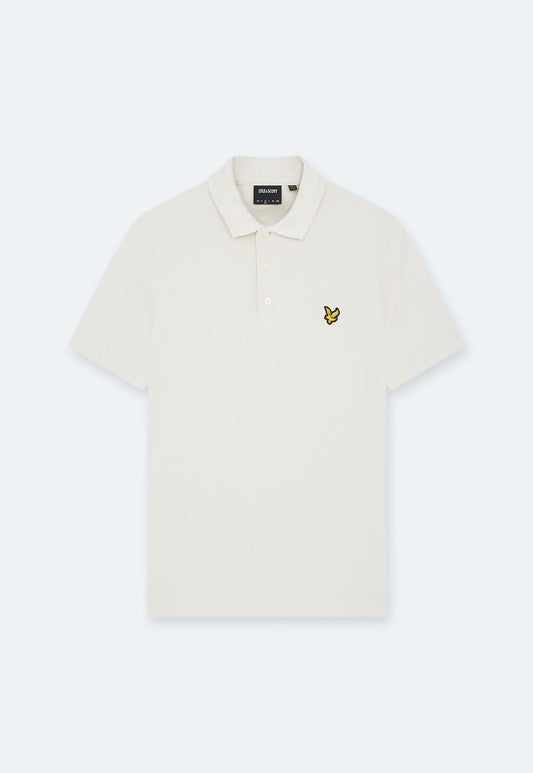 White Smoke חולצת פולו קצרה לגברים LYLE & SCOTT