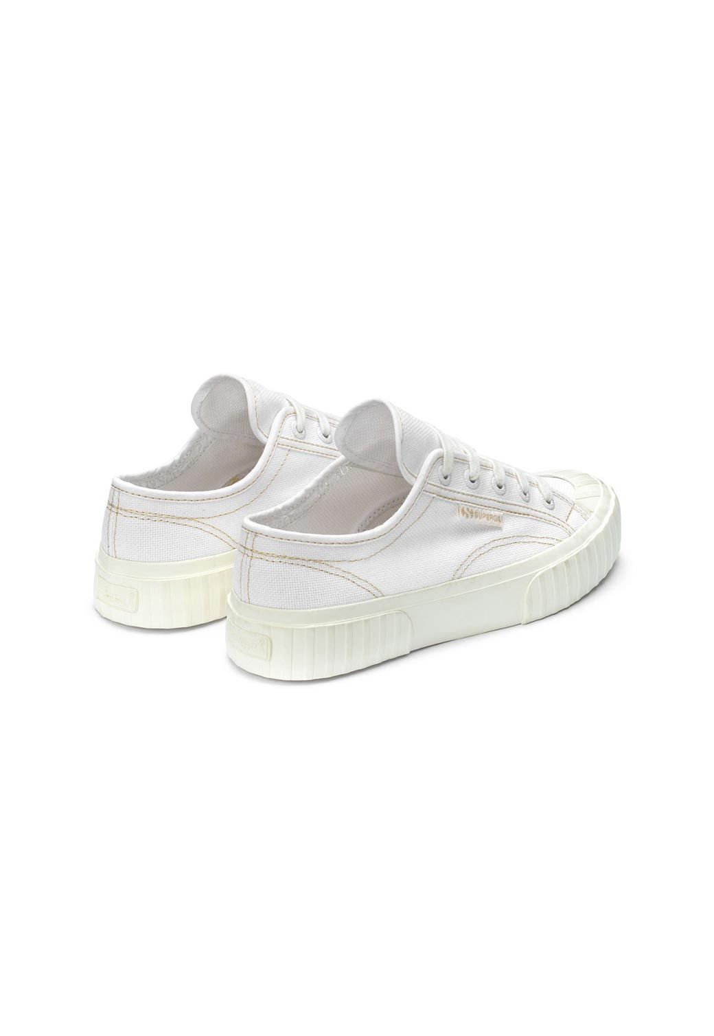 Light Gray סניקרס לנשים Stripe SUPERGA