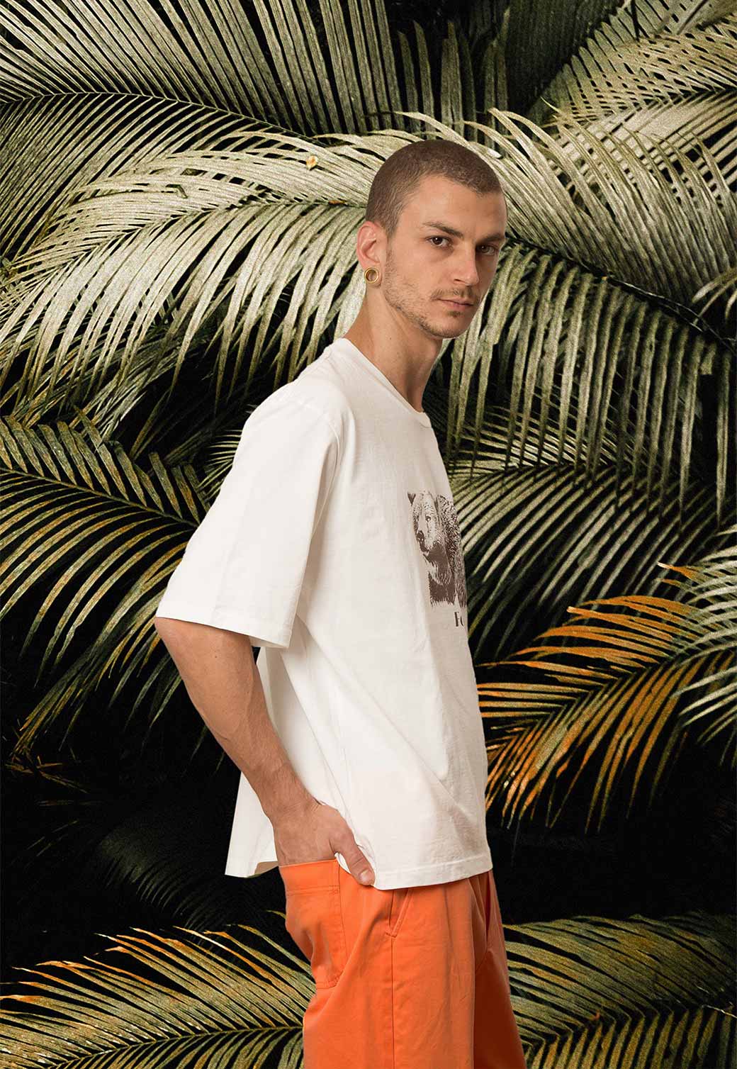 Tan טי-שירט קצרה | פרויקט T FOREST