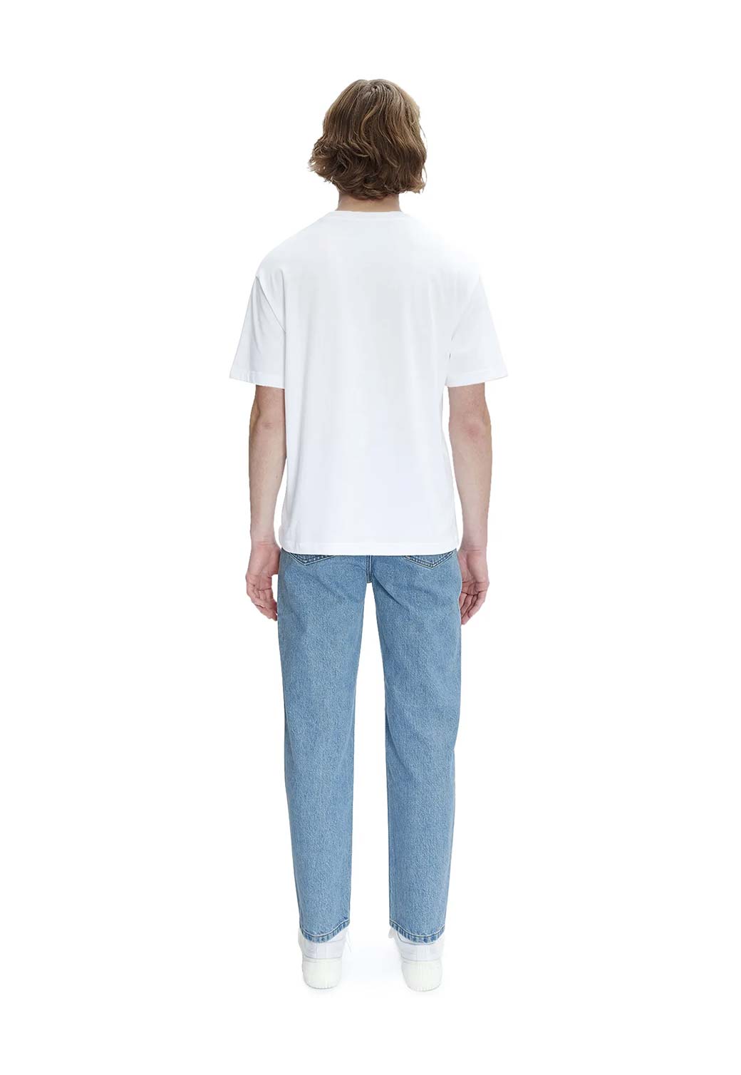 Light Gray טי שירט קצרה לגברים Hermance A.P.C