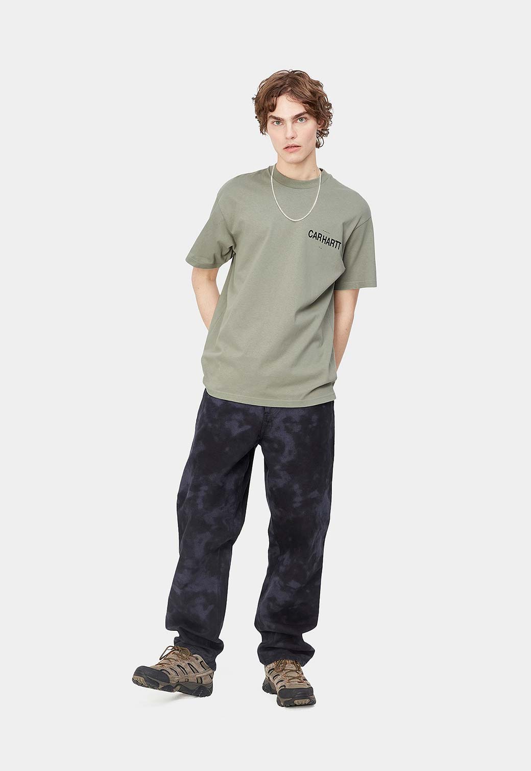 Lavender טי שירט קצרה לגברים S/S Fold-In CARHARTT WIP