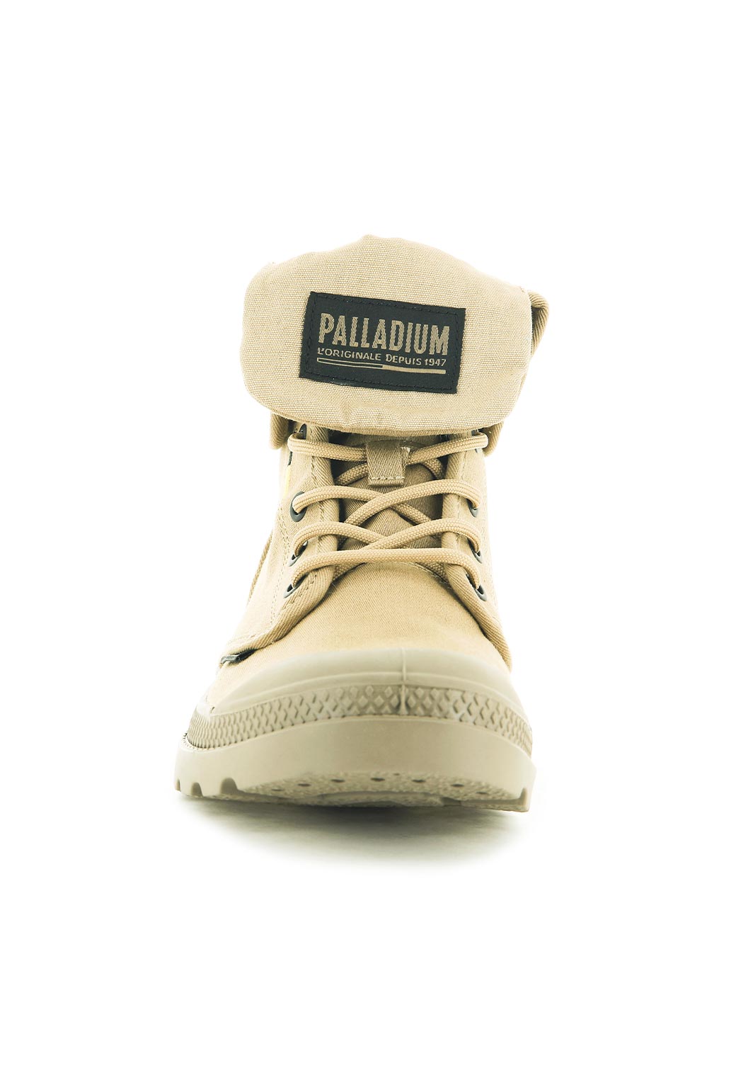 Wheat נעלי קנבס גבוהות עם קיפול PAMPA PALLADIUM