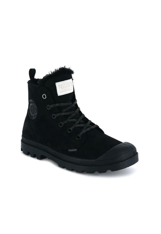 Black מגפיים עם פרווה לנשים Pampa HI Zip PALLADIUM