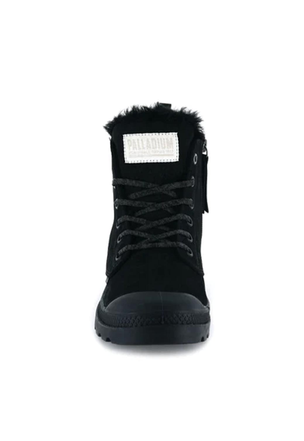 Black מגפיים עם פרווה לנשים Pampa HI Zip PALLADIUM