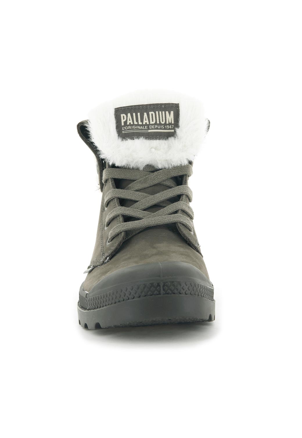 Dim Gray נעלי קנבס גבוהות עם בטנת צמר Baggy PALLADIUM