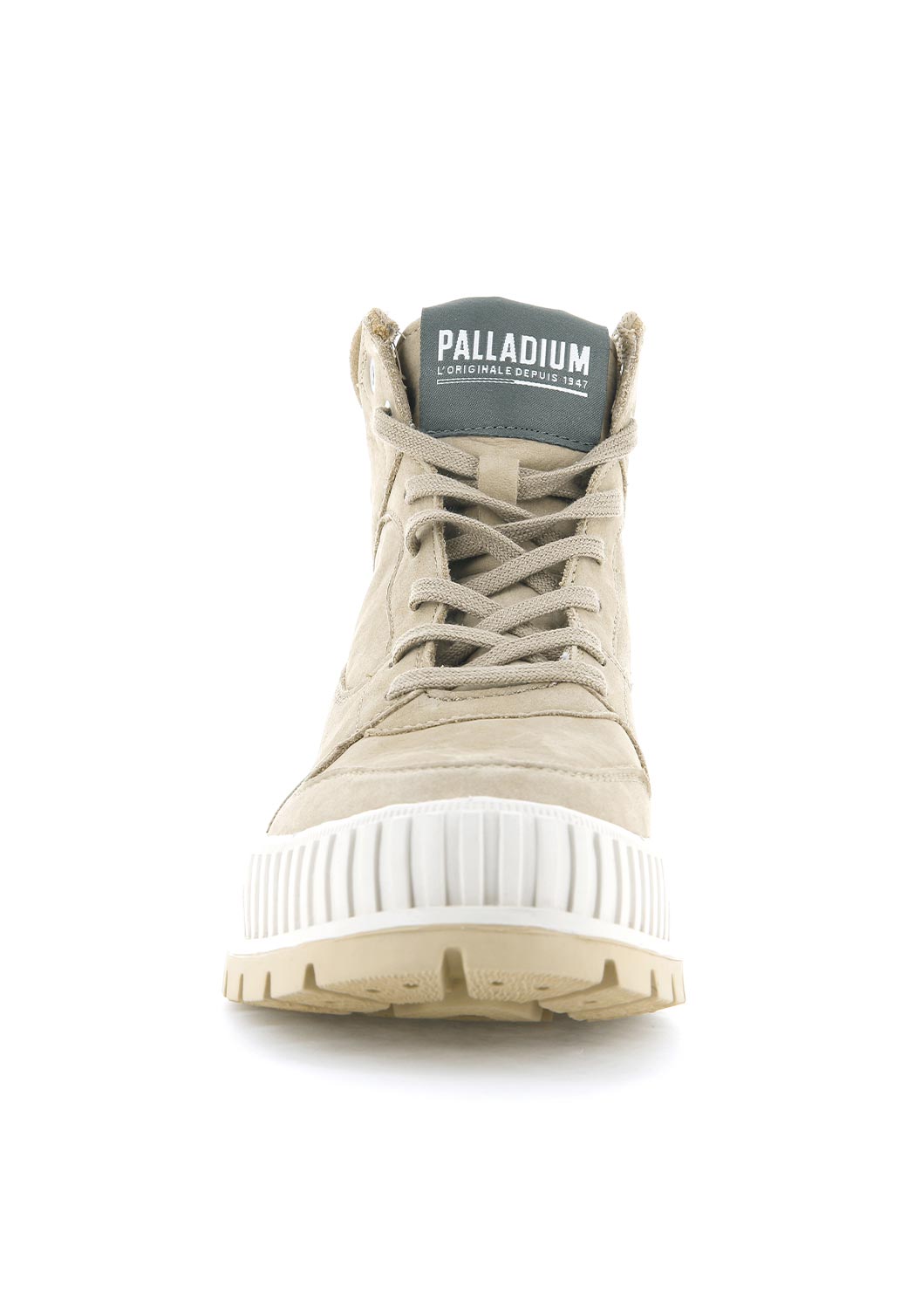 Light Gray מגפי עור לנשים Pallashock PALLADIUM