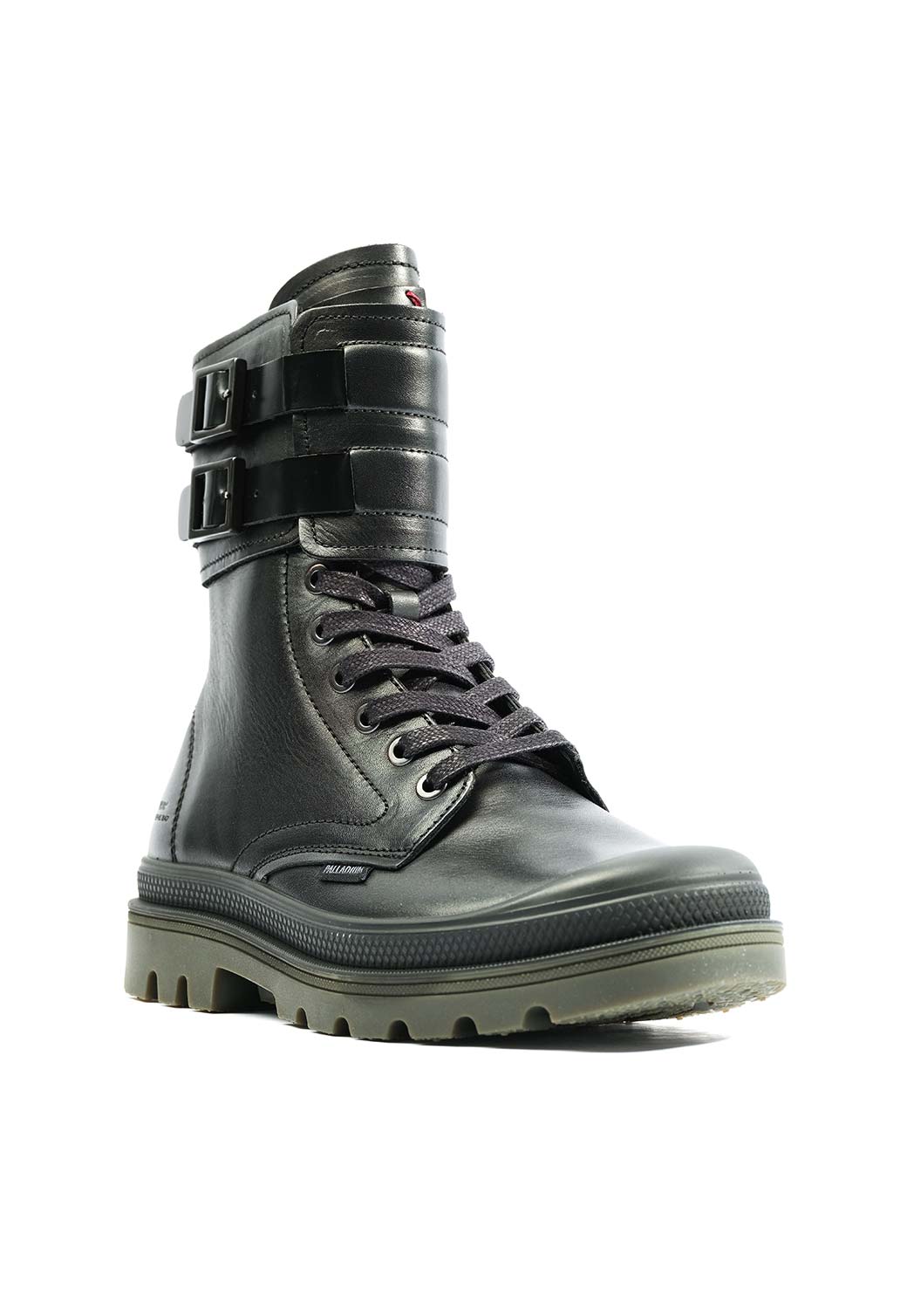 Dark Slate Gray מגפי עור לנשים Pampa Atelier PALLADIUM