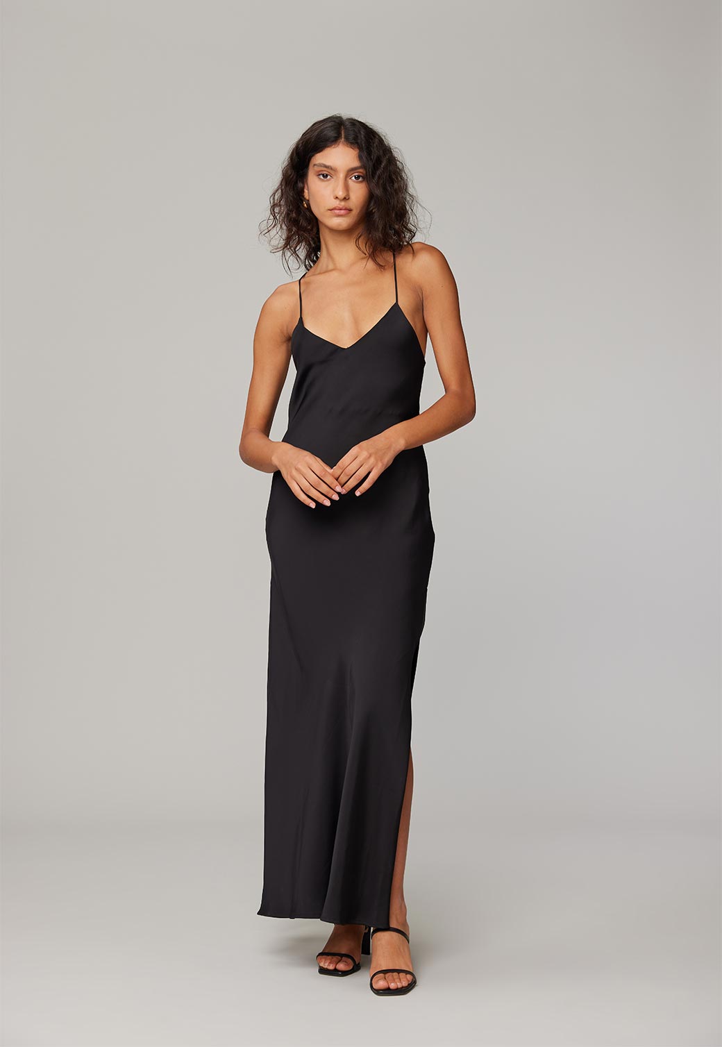 VIVI SLIP DRESS שמלת מקסי