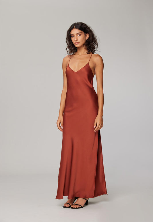 VIVI SLIP DRESS שמלת מקסי