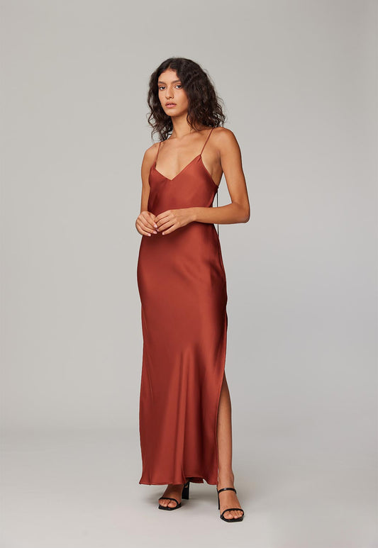 VIVI SLIP DRESS שמלת מקסי