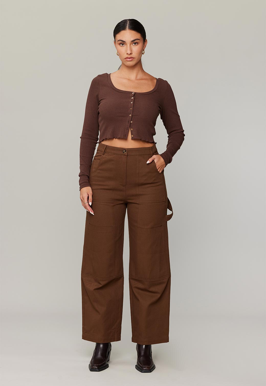 LYLA CARGO PANTS מכנסיים ארוכים