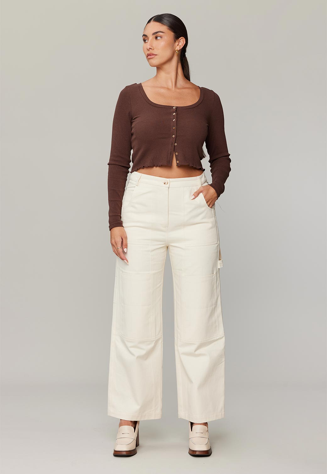 LYLA CARGO PANTS מכנסיים ארוכים