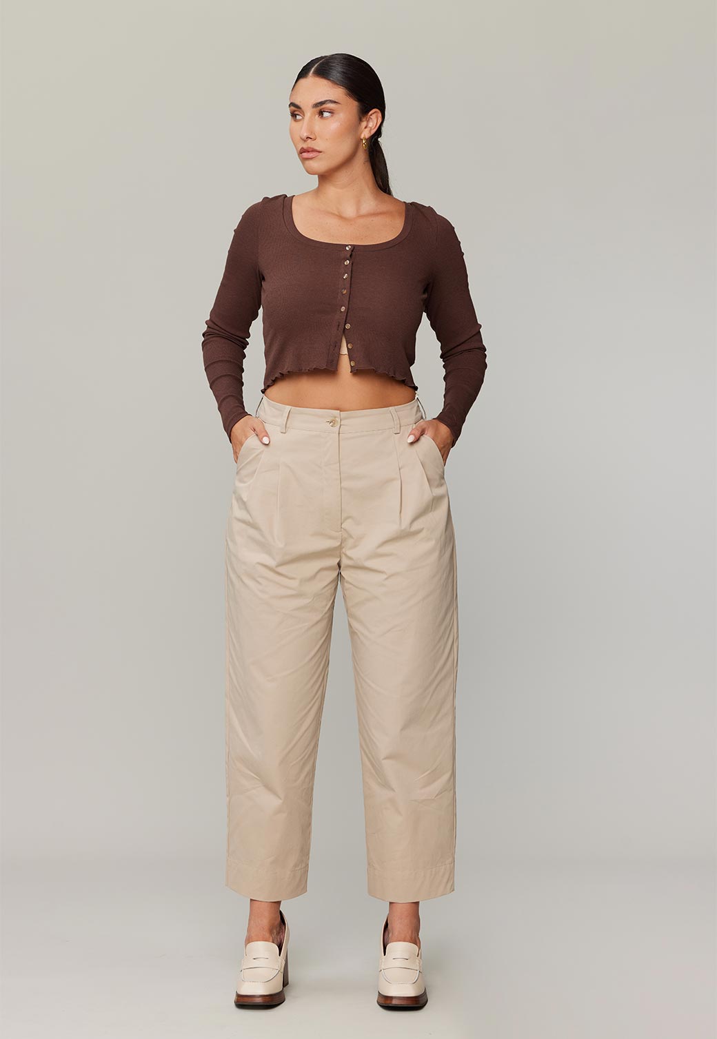 SHIRAN WIDE TROUSERS מכנסיים ארוכים