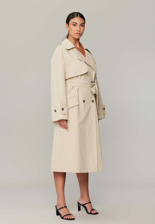 ZOE CLASSIC TRENCH ג'קט