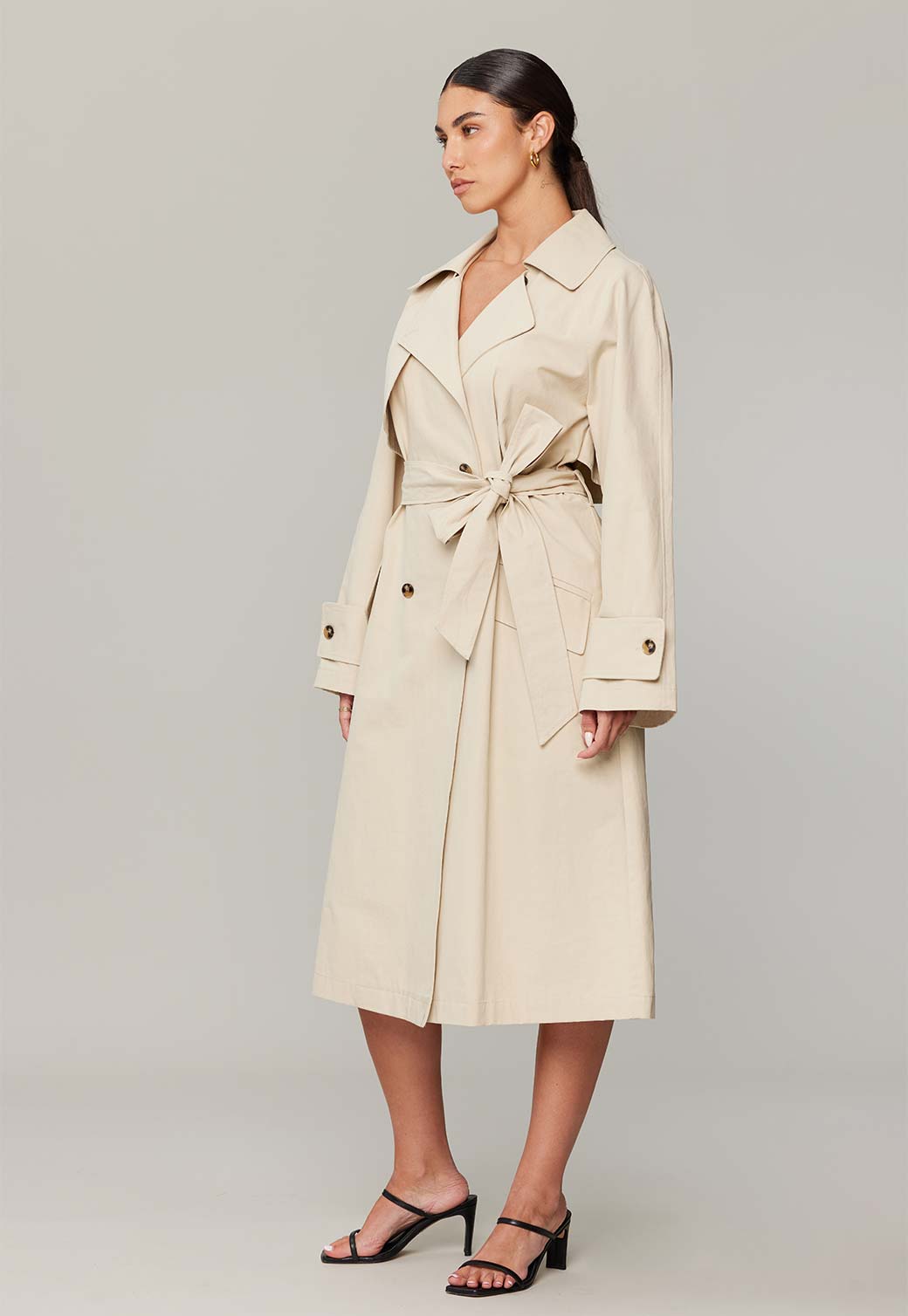 ZOE CLASSIC TRENCH ג'קט
