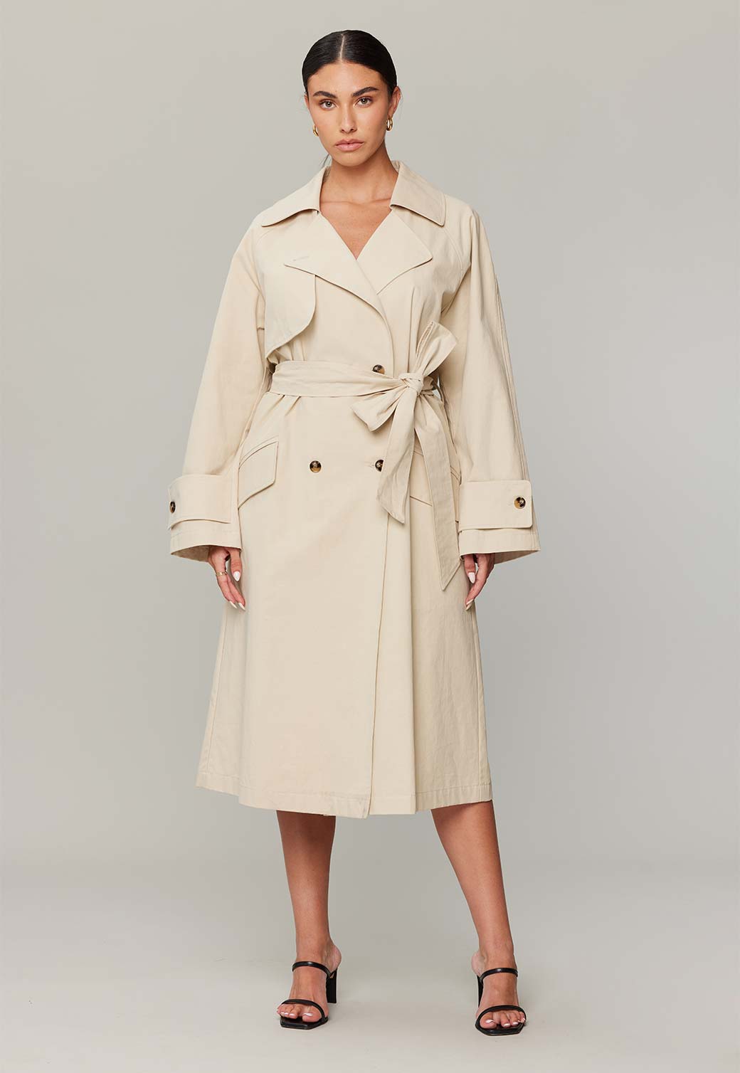ZOE CLASSIC TRENCH ג'קט