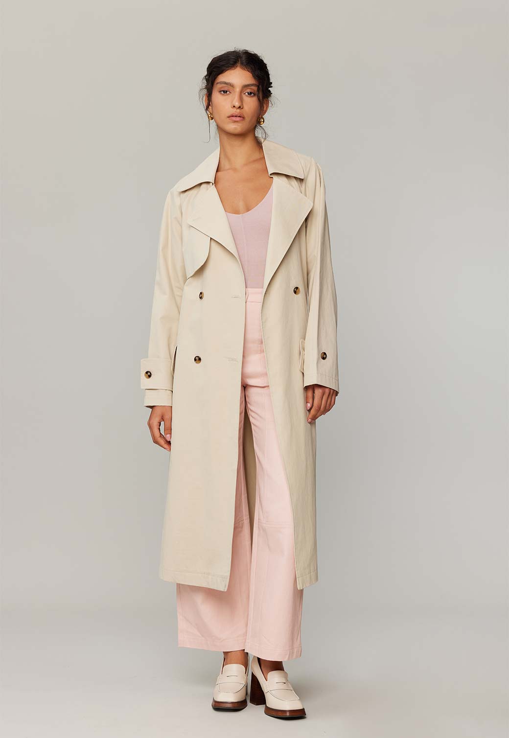 ZOE CLASSIC TRENCH ג'קט