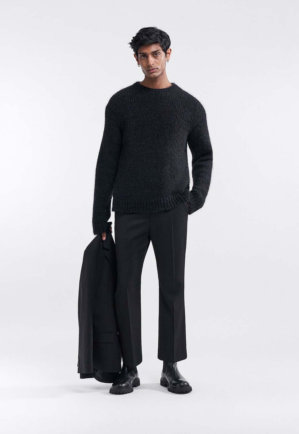 Black סוודר לגברים Sebastian FILIPPA K