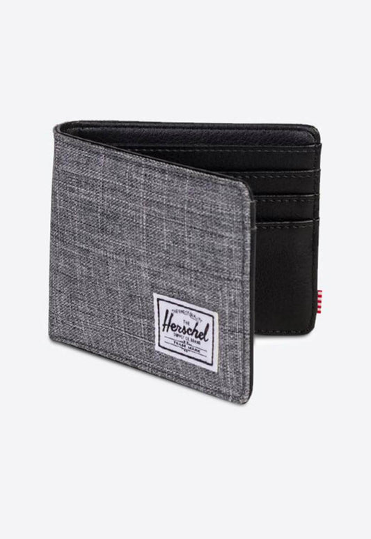 Lavender Hank Rfid Raven Crosshatch/Black ארנק HERSCHEL