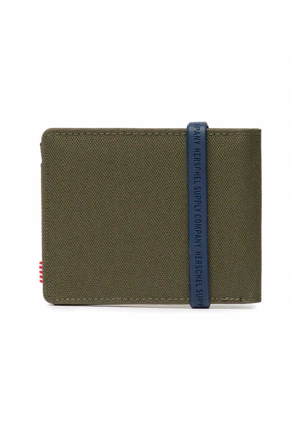 Dark Olive Green ארנק מתקפל בשילוב גומיה HERSCHEL