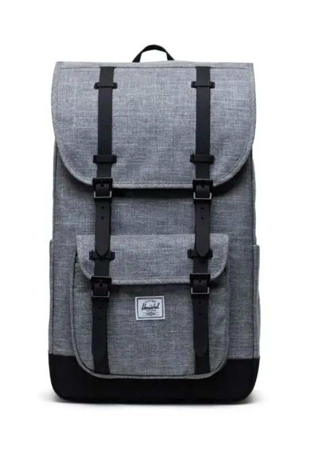 Dim Gray ERSCHEL LITTLE AMERICA BACKPACK RAVEN CROSSHATCH תיק גב HERSCHEL