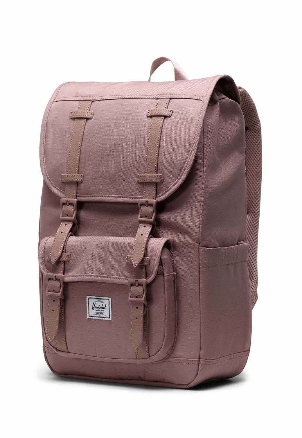 Dim Gray HERSCHEL LITTLE AMERICA MID BACKPACK ASH ROSE תיק גב HERSCHEL