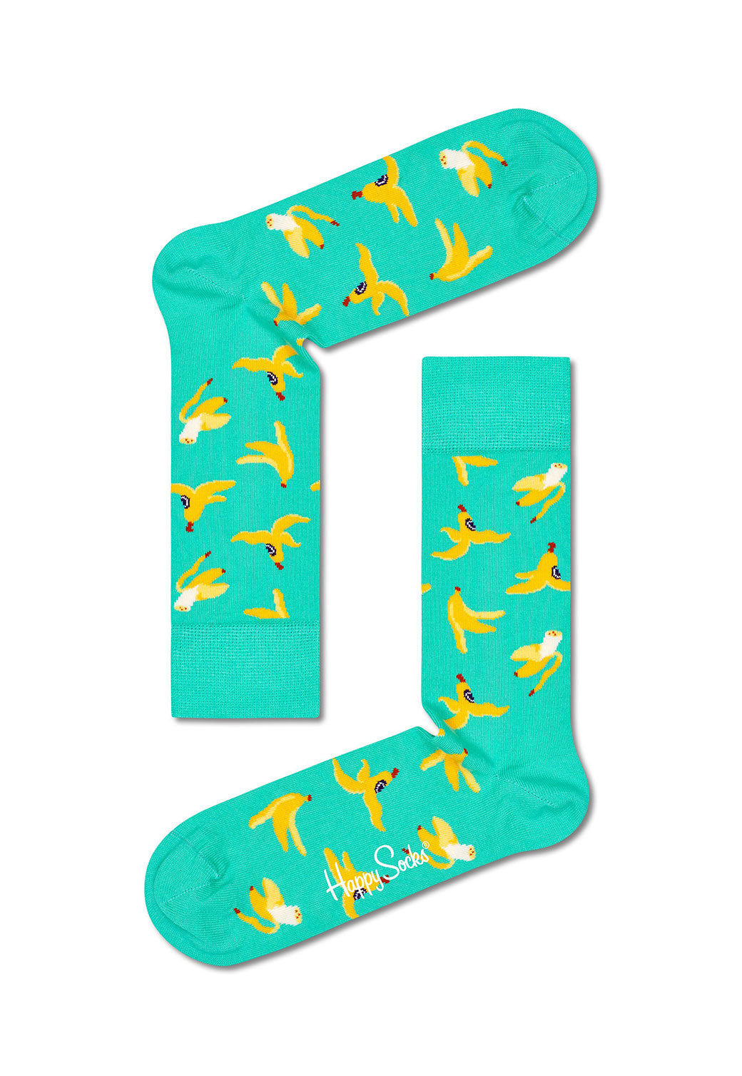 Dark Turquoise זוג גרביים BANANA BREAK HAPPY SOCKS