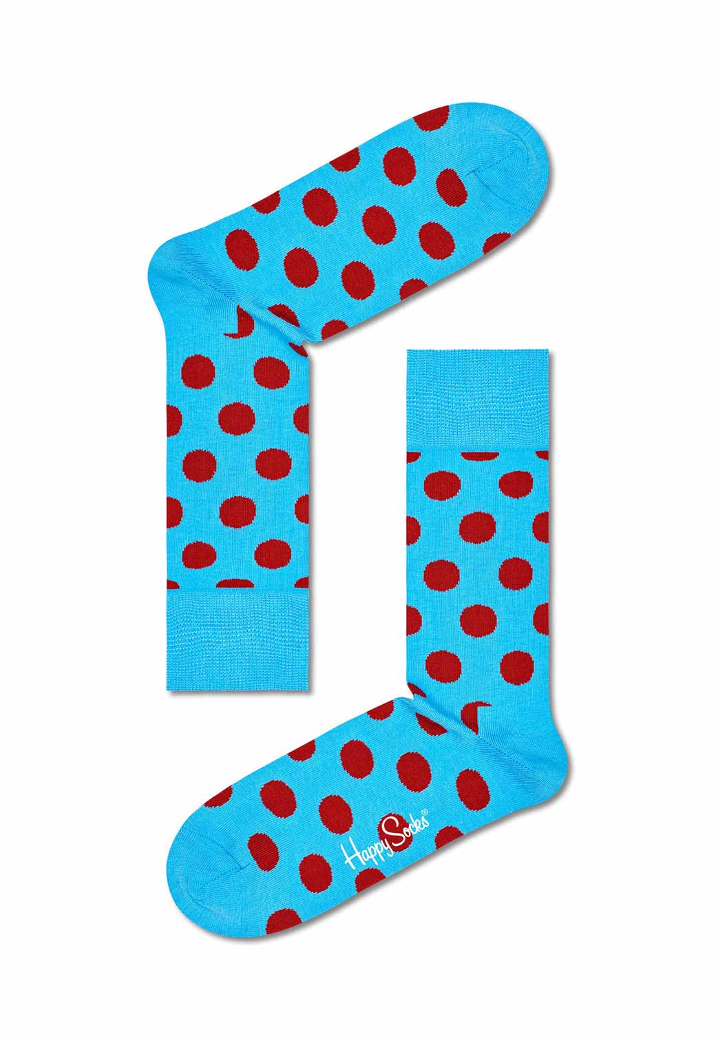 Deep Sky Blue זוג גרביים נקודות HAPPY SOCKS