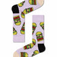 Light Gray זוג גרביים המבורגר לנשים HAPPY SOCKS