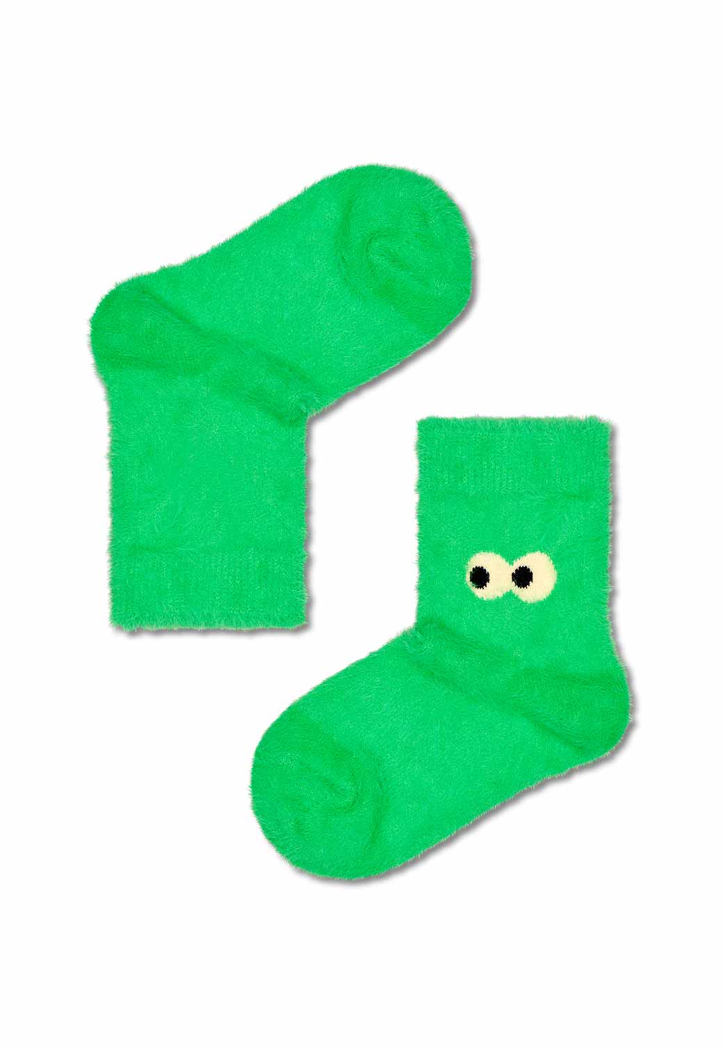 Spring Green זוג גרביים פרוותים | ילדים HAPPY SOCKS