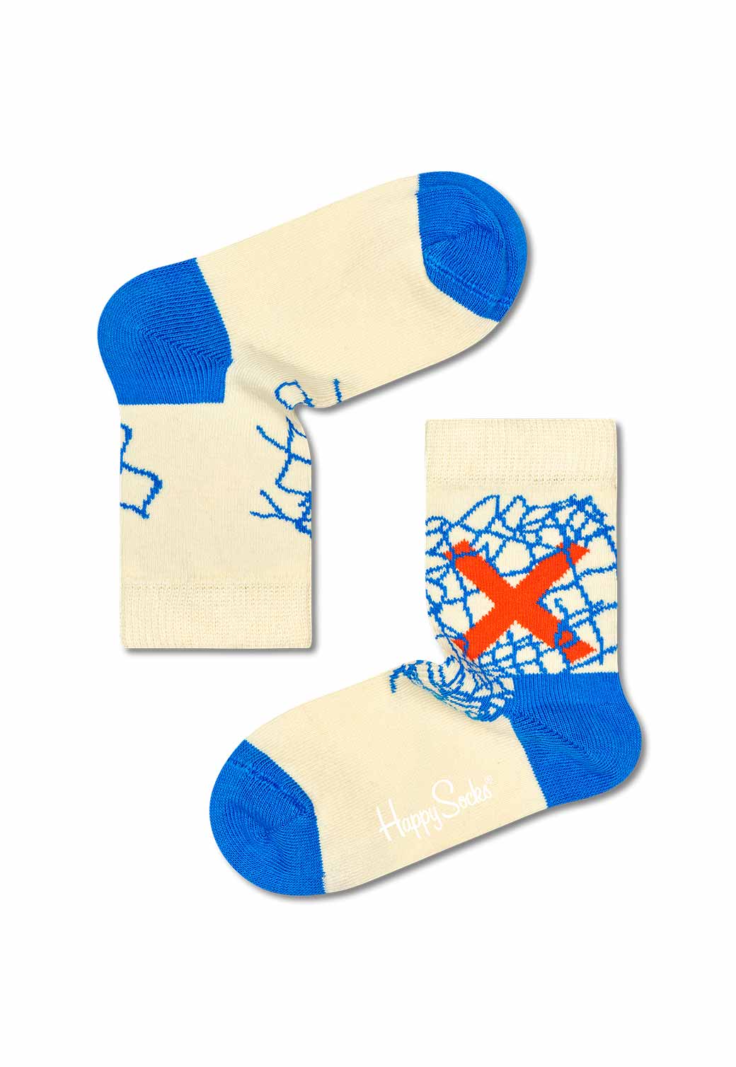 Royal Blue זוג גרביים בהדפס | ילדים HAPPY SOCKS