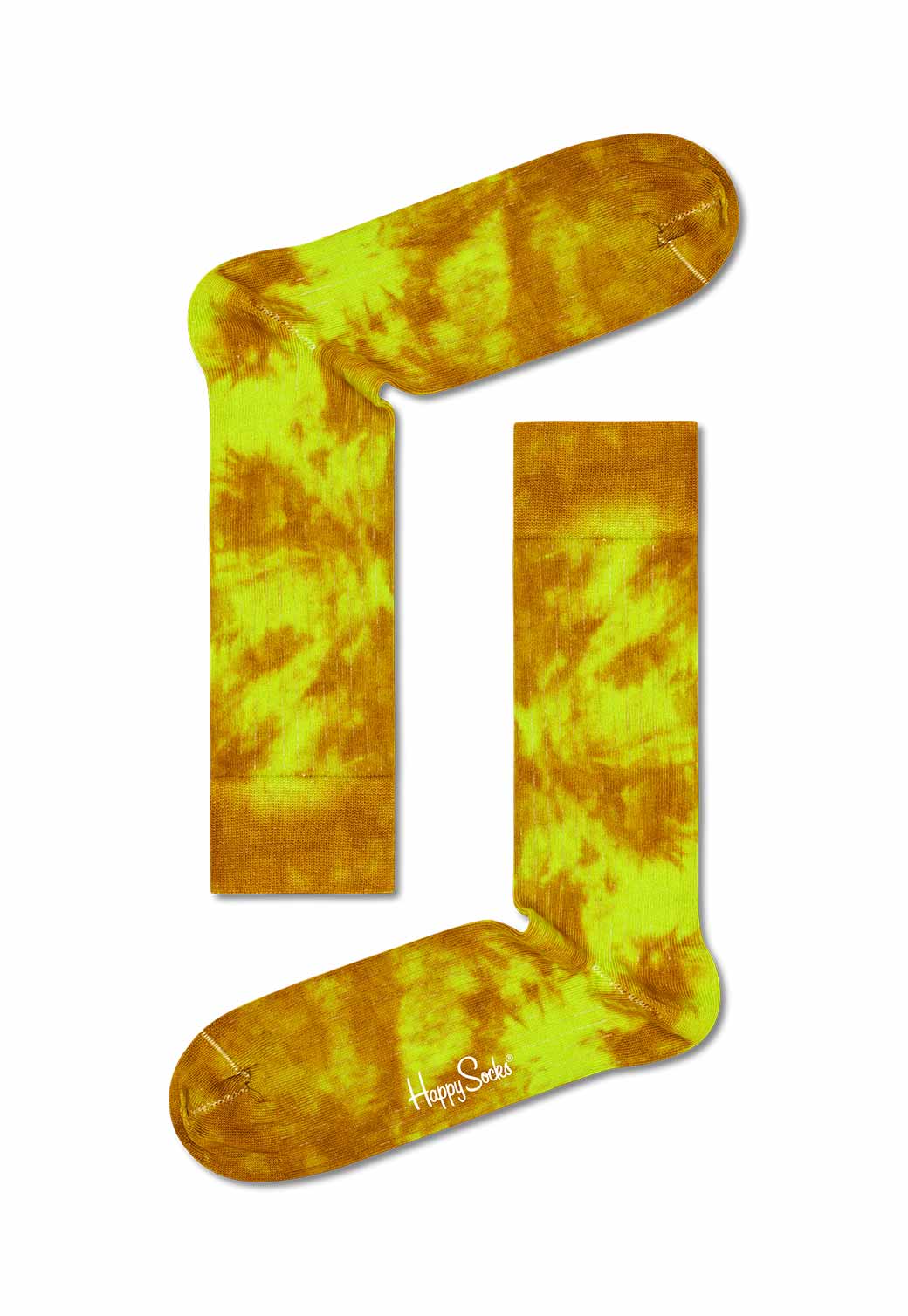 Dark Goldenrod זוג גרביים TIE DYE SOCK HAPPY SOCKS