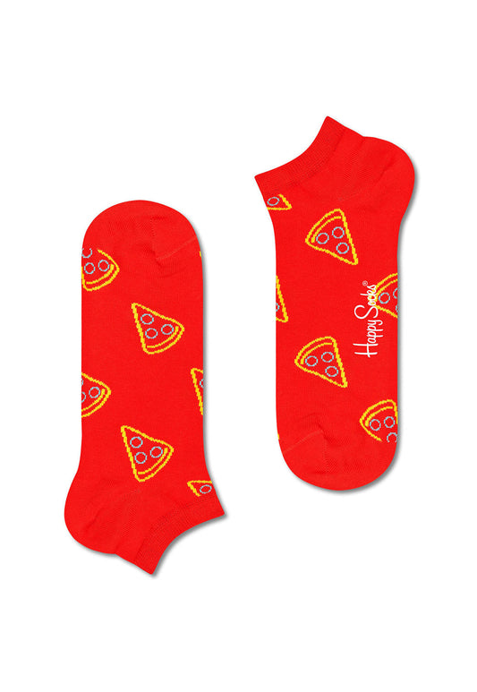 Red זוג גרבי עקביות PIZZA SLICE HAPPY SOCKS