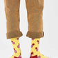 Beige זוג גרביים אננס HAPPY SOCKS