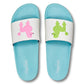 Sky Blue כפכפי סלייד POODLE HAPPY SOCKS