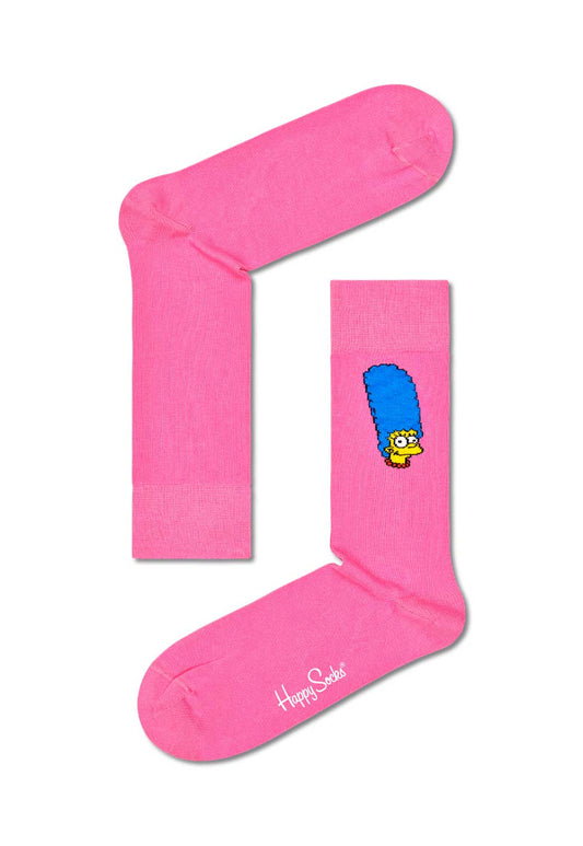 Hot Pink זוג גרביים לנשים The Simpsons HAPPY SOCKS