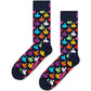 Dark Salmon זוג גרביים צבעוניות HAPPY SOCKS