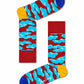 Firebrick זוג גרביים בהדפס עננים HAPPY SOCKS