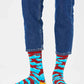 White Smoke זוג גרביים בהדפס עננים HAPPY SOCKS