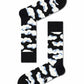 Black זוג גרביים עננים HAPPY SOCKS