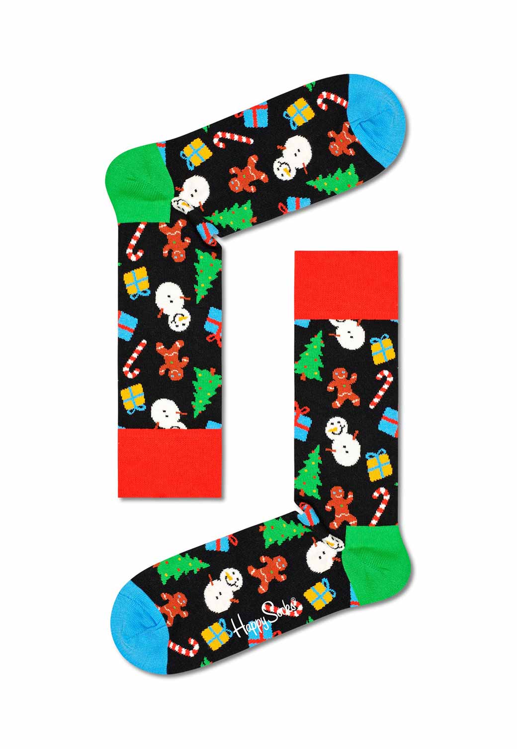 Black מארז גרביים | 24 זוגות HAPPY SOCKS