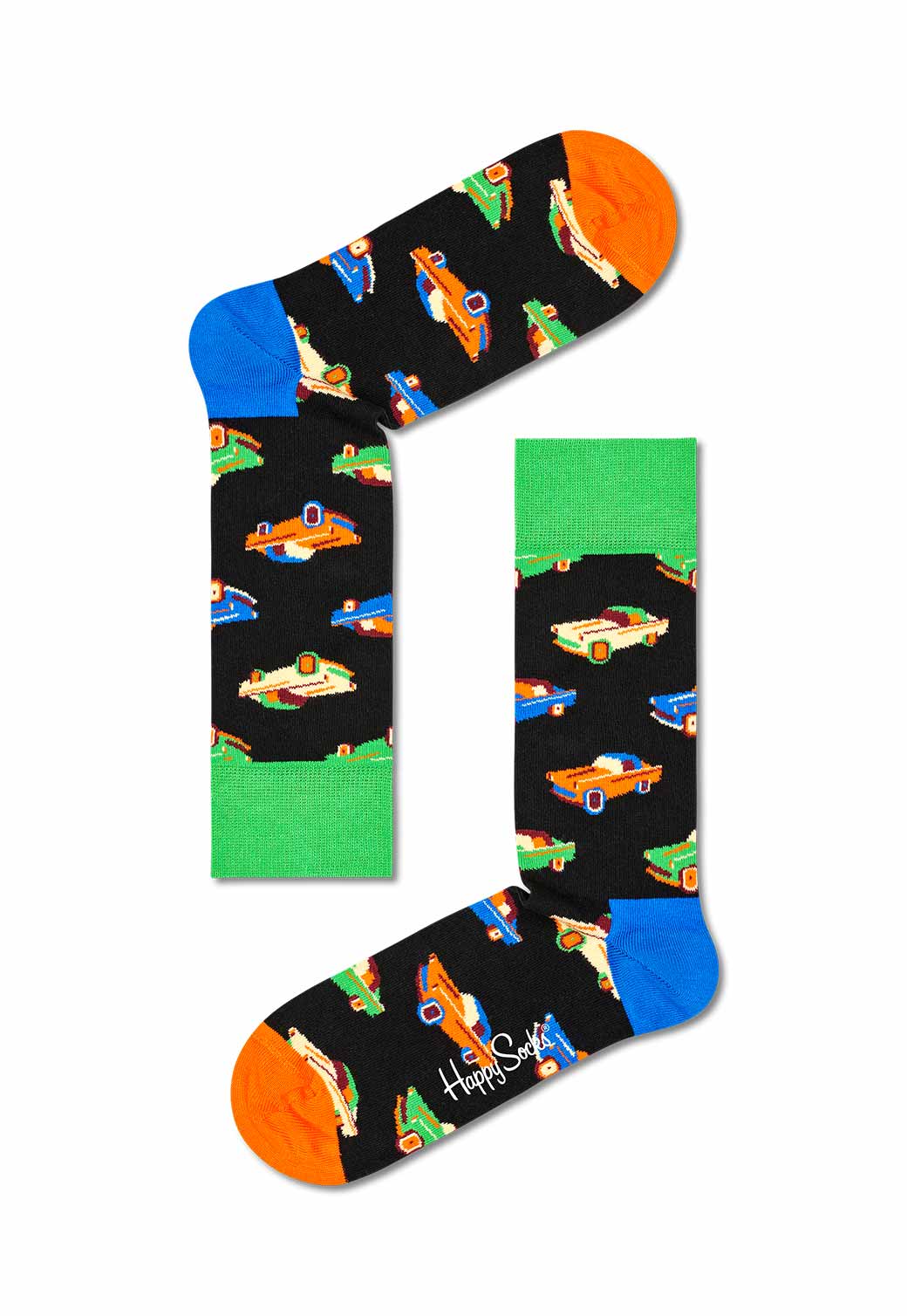 Black מארז גרביים מארז גרביים בהדפס דיינר | 4 זוגות HAPPY SOCKS