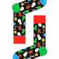 Black מארז גרביים איש שלג | 2 זוגות HAPPY SOCKS