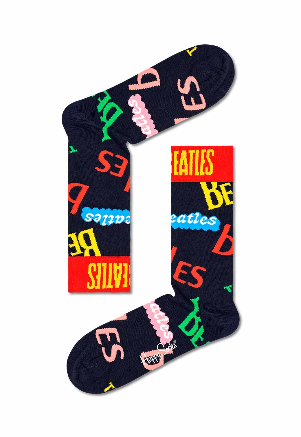 Black מארז 24 זוגות גרביים | THE BEATLES HAPPY SOCKS