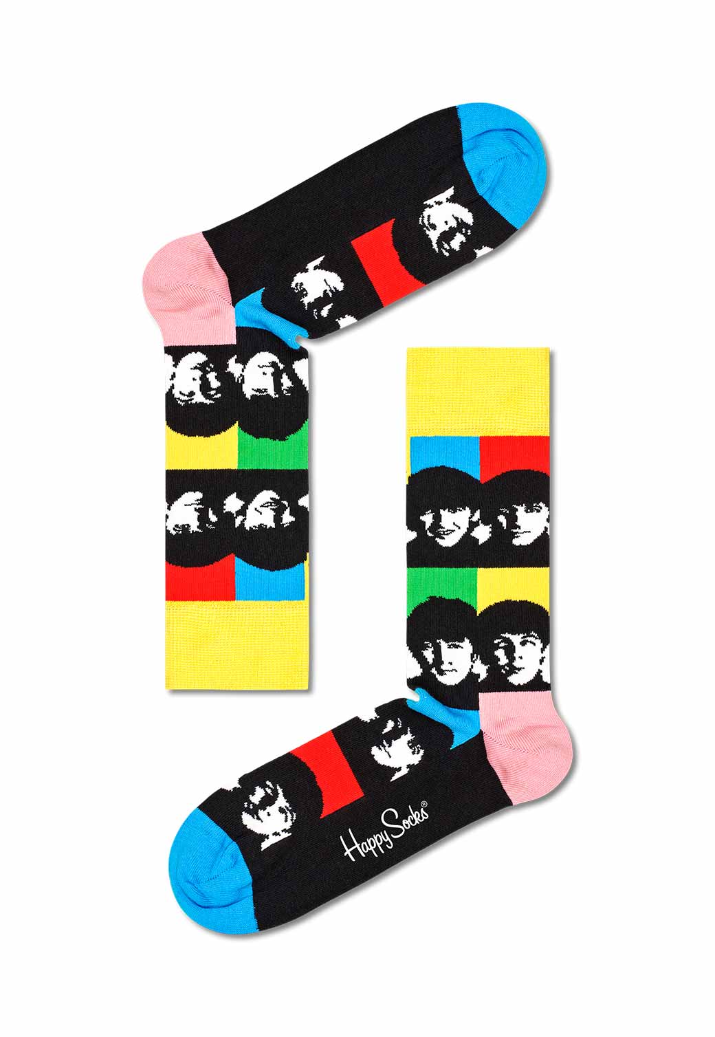 Black מארז 24 זוגות גרביים | THE BEATLES HAPPY SOCKS